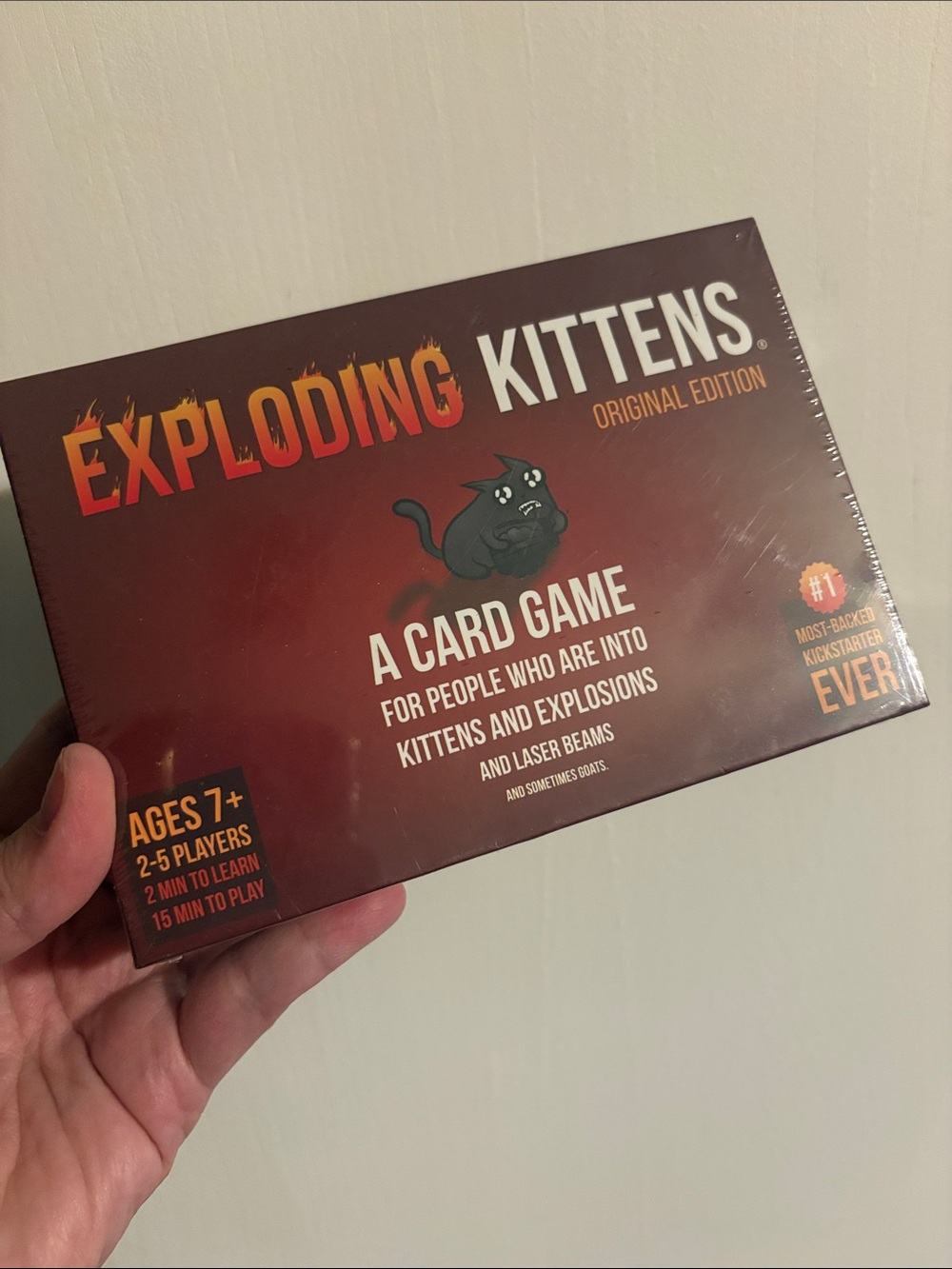 Exploding Kittens card game